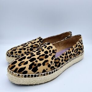 Dr. Scholl's Find Me Leopard Print Espadrilles size 9